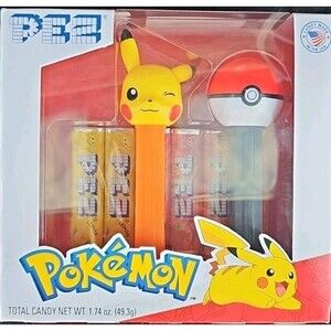 PEZ Pokémon Gift Set Pikachu Winking & Poké Ball  2023 New